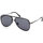 Zegarki & Biżuteria  okulary przeciwsłoneczne Tom Ford Occhiali da Sole  Leon FT1071/S 01A Czarny