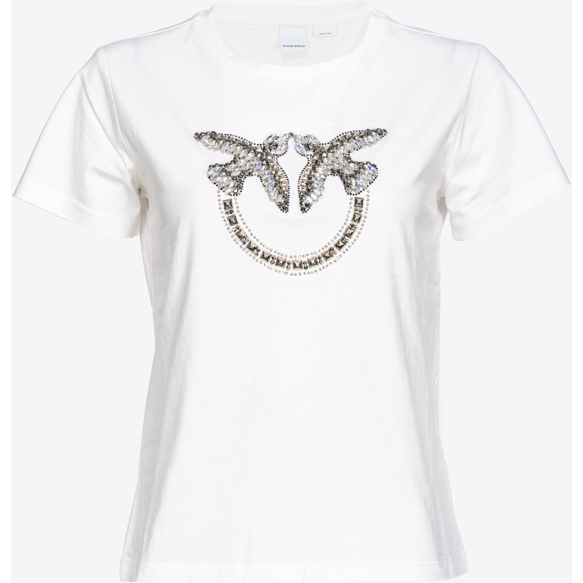 tekstylia Damskie T-shirty i Koszulki polo Pinko T-SHIRT MOD. QUENTIN Art. 100535A1R7 