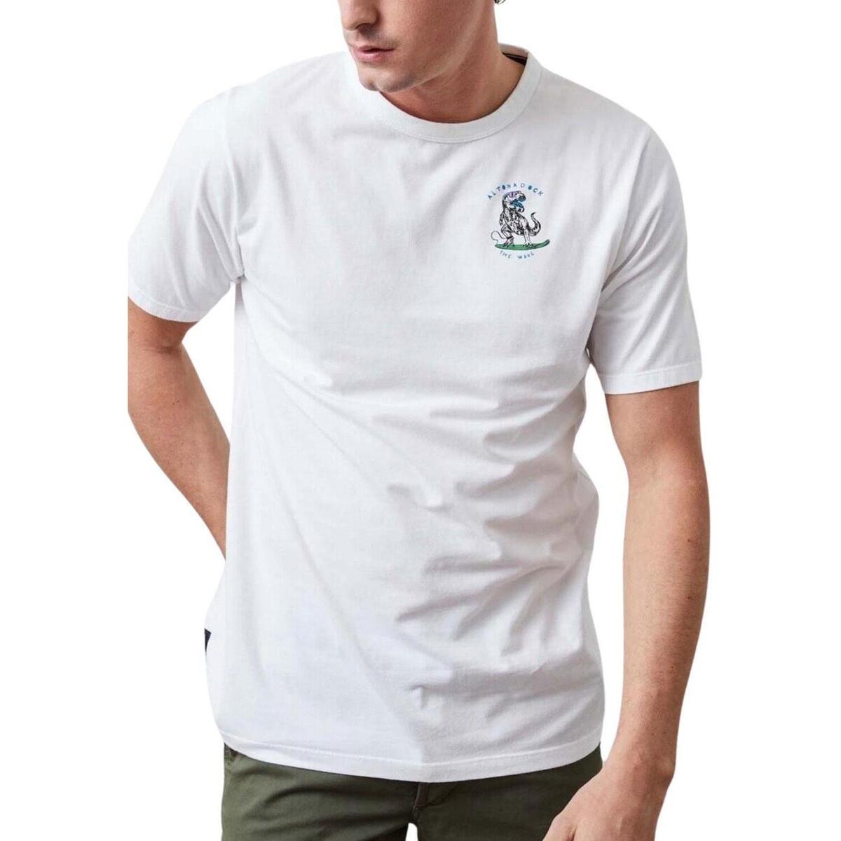 tekstylia Męskie T-shirty z krótkim rękawem Altonadock  Biały