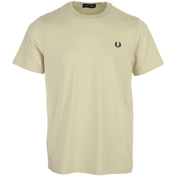 Fred Perry Crew Neck T-Shirt Beżowy