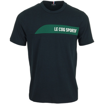 tekstylia Męskie T-shirty z krótkim rękawem Le Coq Sportif Saison 2 Tee Ss N°1 Niebieski