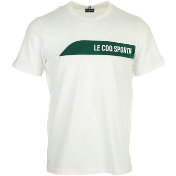 tekstylia Męskie T-shirty z krótkim rękawem Le Coq Sportif Saison 2 Tee Ss N°1 Biały