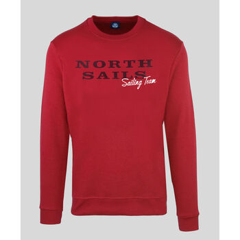 tekstylia Męskie Bluzy North Sails 9022970230 Red Czerwony