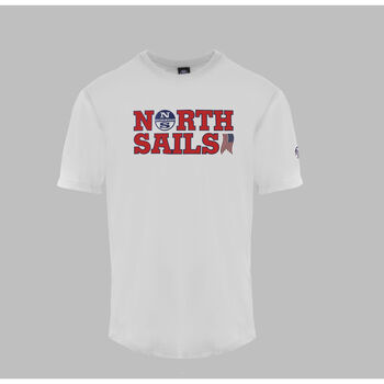 tekstylia Męskie T-shirty z krótkim rękawem North Sails - 9024110 Biały