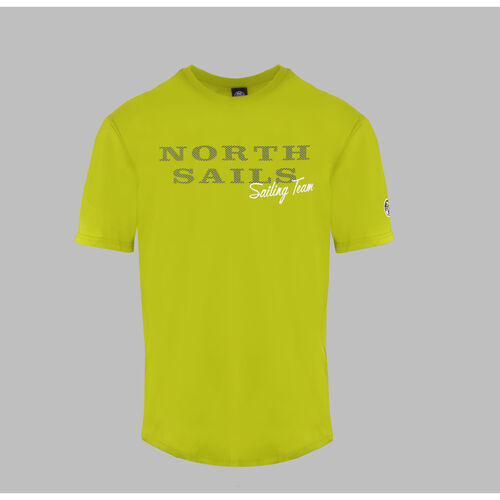tekstylia Męskie T-shirty z krótkim rękawem North Sails - 9024030 Żółty