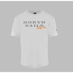 tekstylia Męskie T-shirty z krótkim rękawem North Sails - 9024030 Biały