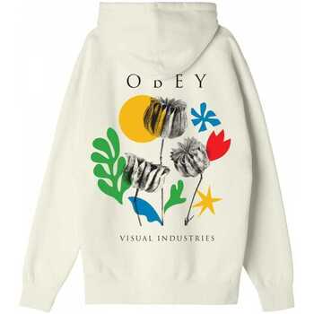 Obey flowers papers scissors Beżowy