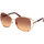 Zegarki & Biżuteria  Damskie okulary przeciwsłoneczne Tom Ford Occhiali da Sole  Marta FT1091/S 28F Złoty