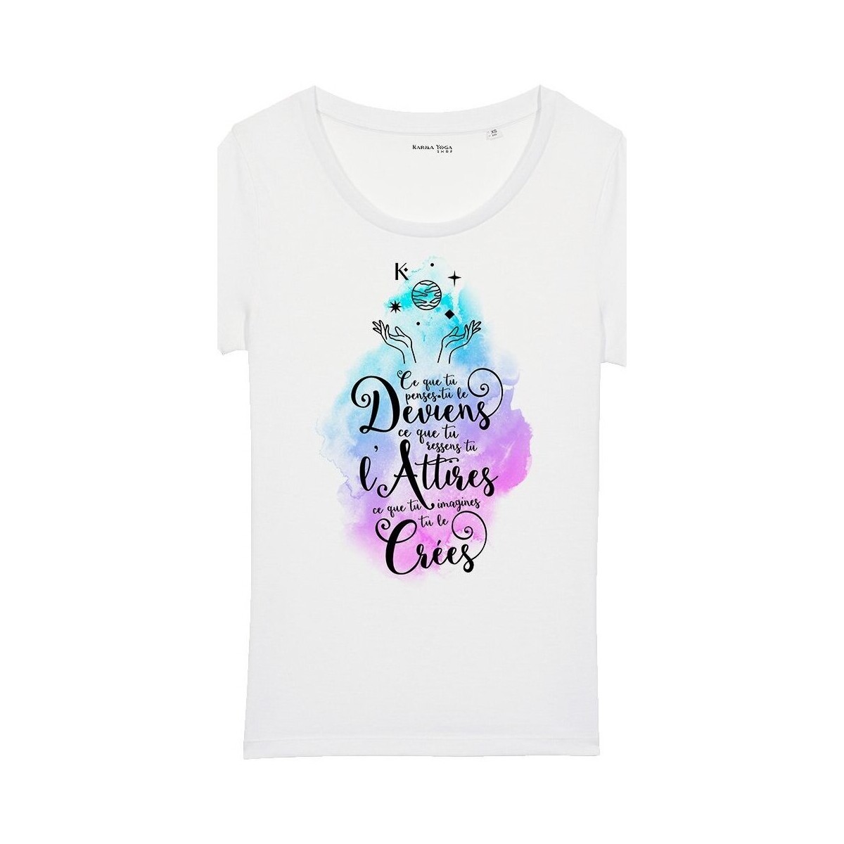 tekstylia Damskie T-shirty i Koszulki polo Karma Yoga Shop  