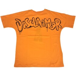 tekstylia Chłopiec T-shirty z długim rękawem Disclaimer 58012 Pomarańczowy