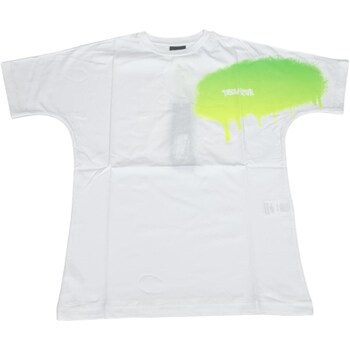 tekstylia Chłopiec T-shirty z długim rękawem Disclaimer 58052 Biały