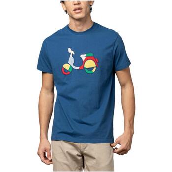 tekstylia Męskie T-shirty z krótkim rękawem Scotta  Niebieski