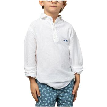 tekstylia Chłopiec Koszule z długim rękawem Scotta  Biały