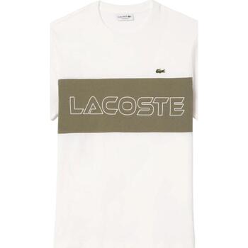 tekstylia Męskie T-shirty z krótkim rękawem Lacoste  Biały