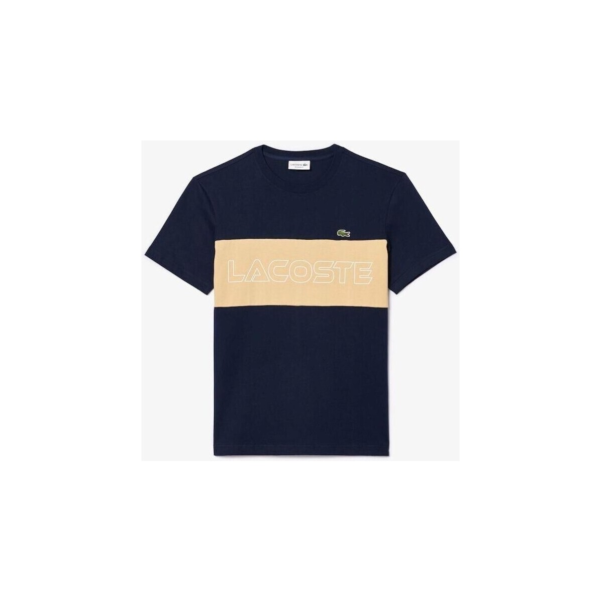 tekstylia Męskie T-shirty z krótkim rękawem Lacoste TH1712 Niebieski