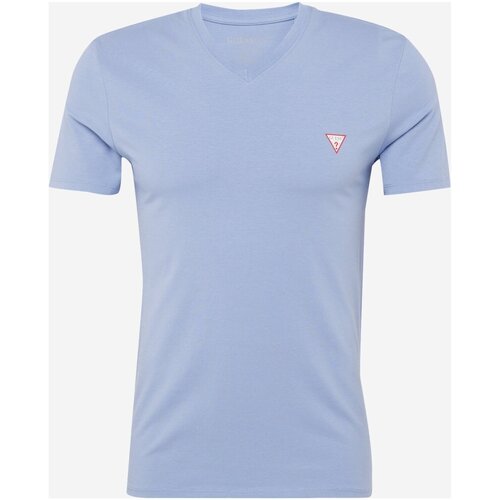 tekstylia Męskie T-shirty z krótkim rękawem Guess M2YI32 J1314 Niebieski