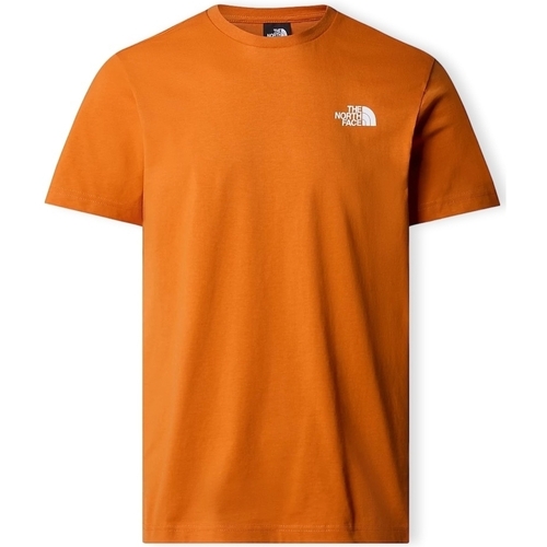 tekstylia Męskie T-shirty i Koszulki polo The North Face Redbox Celebration T-Shirt - Desert Rust Pomarańczowy