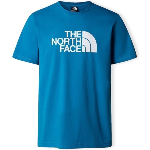 tekstylia Męskie T-shirty i Koszulki polo The North Face Easy T-Shirt - Adriatic Blue Niebieski