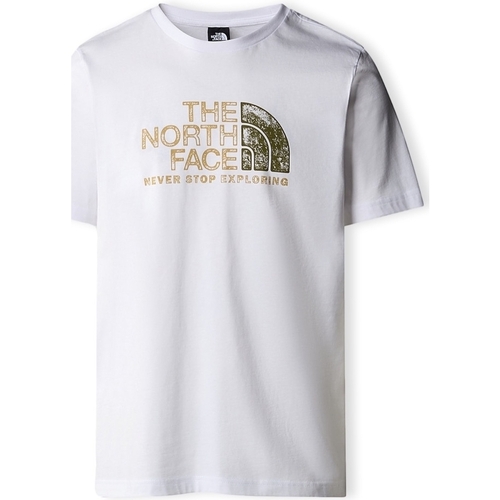 tekstylia Męskie T-shirty i Koszulki polo The North Face Rust 2 T-Shirt - White Biały
