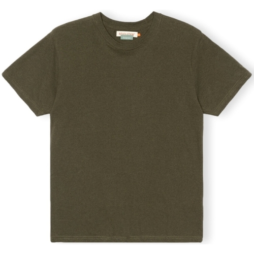 tekstylia Męskie T-shirty i Koszulki polo Revolution T-Shirt Regular 1051 - Army/Melange Zielony