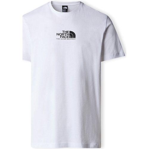 tekstylia Męskie T-shirty i Koszulki polo The North Face Fine Alpine Equipment 3 T-Shirt - White Biały