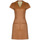 tekstylia Damskie Sukienki Rinascimento CFC0118691003 Brązowy