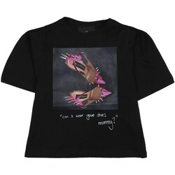tekstylia Dziewczynka T-shirty z krótkim rękawem John Richmond RGP24075TS Czarny