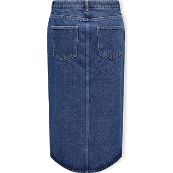 Only Noos Bianca Midi Skirt - Medium Blue Denim Niebieski