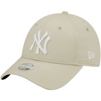 Dodatki Damskie Czapki z daszkiem New-Era wmns 9FORTY New York Yankees Cap Beżowy