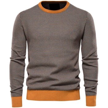 tekstylia Męskie Swetry Atom M226 Brązowy