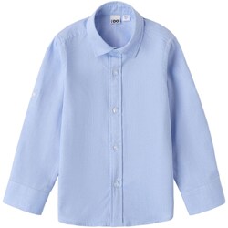 tekstylia Chłopiec Koszule z długim rękawem Ido 48230 Niebieski