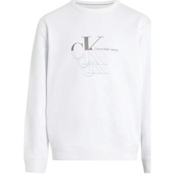 tekstylia Męskie Bluzy Calvin Klein Jeans  Biały