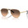 Zegarki & Biżuteria  okulary przeciwsłoneczne Prada Occhiali da Sole  PRA54S VAF50C Złoty