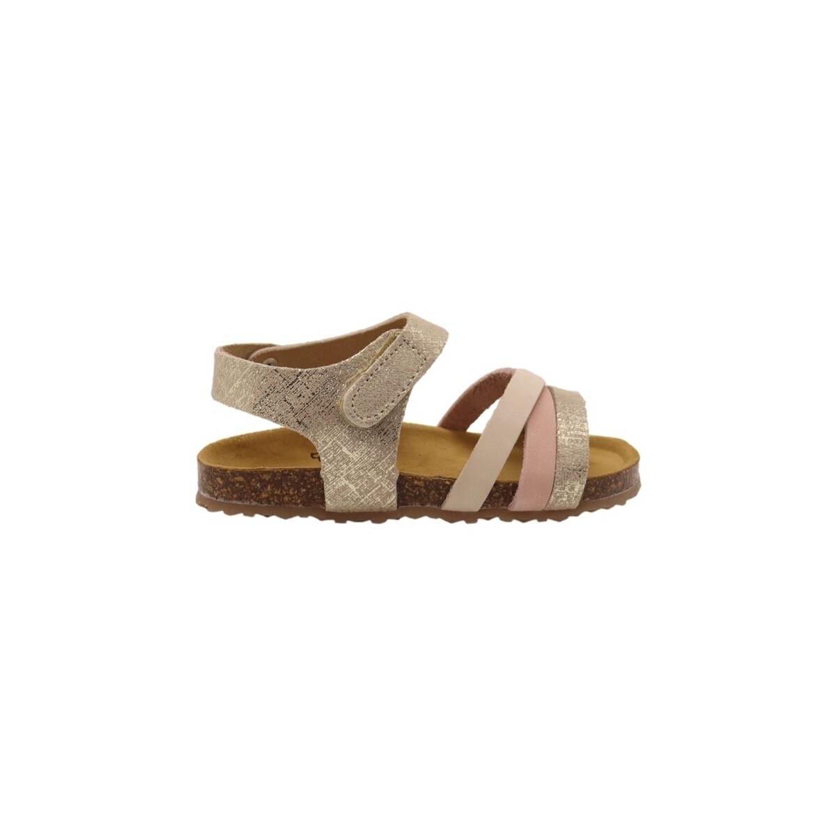 Buty Dziecko Sandały Plakton Party Sandals - Beige/Salmon/Beige Różowy