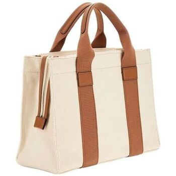 Guess CANVAS II SMALL TOTE Beżowy