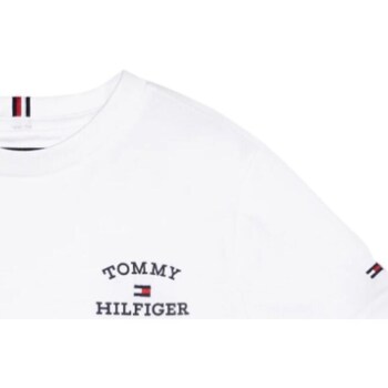 tekstylia Chłopiec T-shirty z długim rękawem Tommy Hilfiger KB0KB08807 Biały