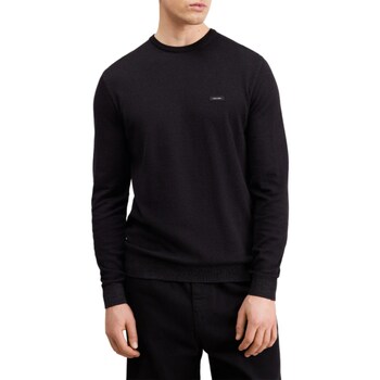 tekstylia Męskie Koszulki polo z długim rękawem Calvin Klein Jeans K10K112852 Czarny