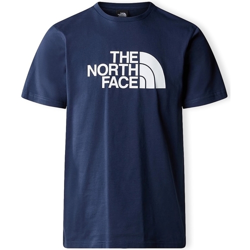tekstylia Męskie T-shirty i Koszulki polo The North Face Easy T-Shirt - Summit Navy Niebieski