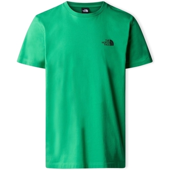 tekstylia Męskie T-shirty i Koszulki polo The North Face Simple Dome T-Shirt - Optic Emerald Zielony