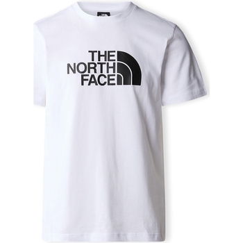 tekstylia Męskie T-shirty i Koszulki polo The North Face Easy T-Shirt - White Biały