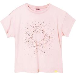 tekstylia Dziewczynka T-shirty z krótkim rękawem Desigual  Różowy