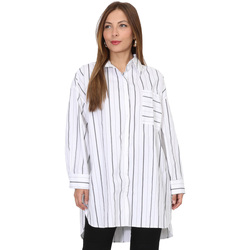 tekstylia Damskie Koszule La Modeuse 70192_P163738 Biały