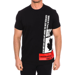 tekstylia Męskie T-shirty z krótkim rękawem Dsquared S71GD1024-S23009-900 Czarny