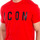 tekstylia Męskie T-shirty z krótkim rękawem Dsquared S74GD0601-S22427-987X Czerwony