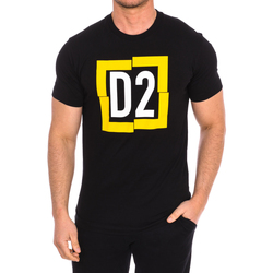 tekstylia Męskie T-shirty z krótkim rękawem Dsquared S74GD0826-S22427-900 Czarny