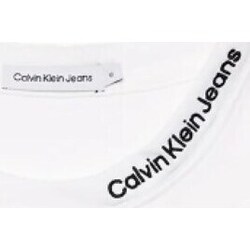 tekstylia Chłopiec T-shirty z długim rękawem Calvin Klein Jeans IB0IB02032 Biały