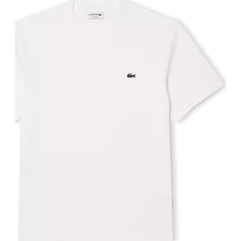 tekstylia Męskie T-shirty i Koszulki polo Lacoste Classic Fit T-Shirt - Blanc Biały