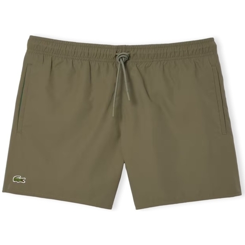 tekstylia Męskie Szorty i Bermudy Lacoste Quick Dry Swim Shorts - Vert Kaki Zielony