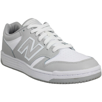New Balance 480 Cuir Textile Homme Grey White Szary