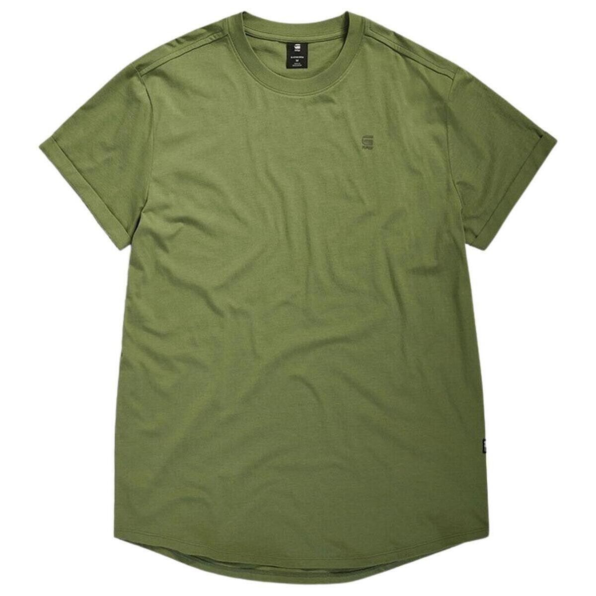 tekstylia Męskie T-shirty z krótkim rękawem G-Star Raw  Zielony
